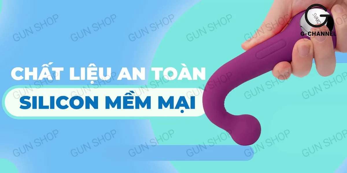Que rung massage Svakom Bonnie Hai đầu rung độc lập sạc — Chất liệu an toàn, bền bỉ và tiện lợi