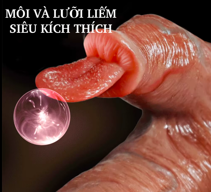 Dương vật giả rung thụt liếm Long Love cao cấp kích thích — hình 5