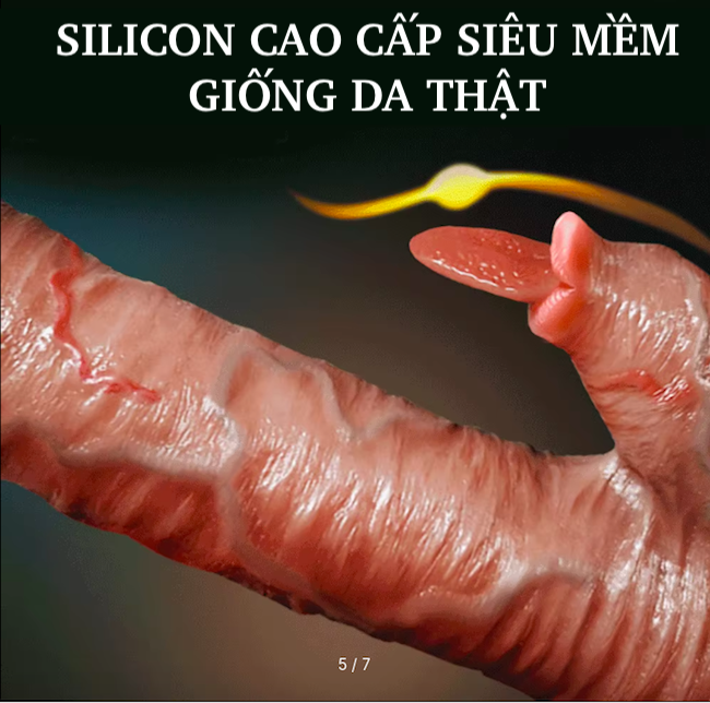 Dương vật giả rung thụt liếm Long Love cao cấp kích thích — hình 2
