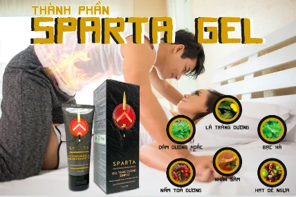 Gel Sparta tăng cường sinh lý, tăng kích thước dương vật tự — Gel Sparta được chiết xuất từ các thảo dược tự nhiên quý