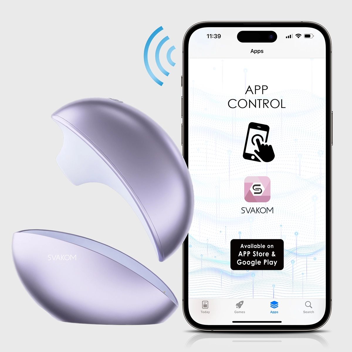 Svakom Pulse Galaxie máy bú thổi âm vật phát sáng kết nối — hình 15