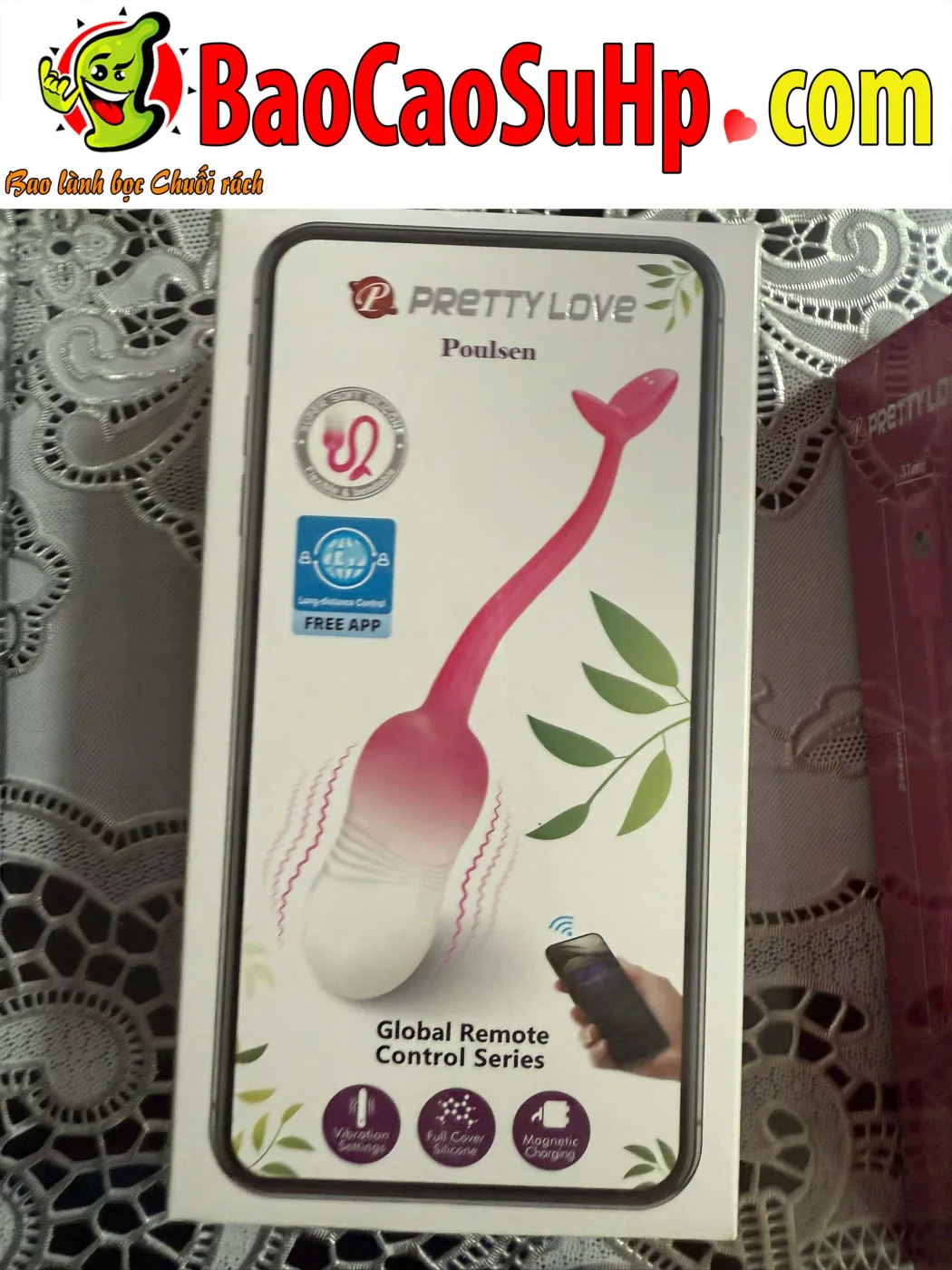 Trứng rung điều khiển APP Global Pretty Love Silicone — Ảnh chụp Trứng rung điều khiển APP Global Prettylove