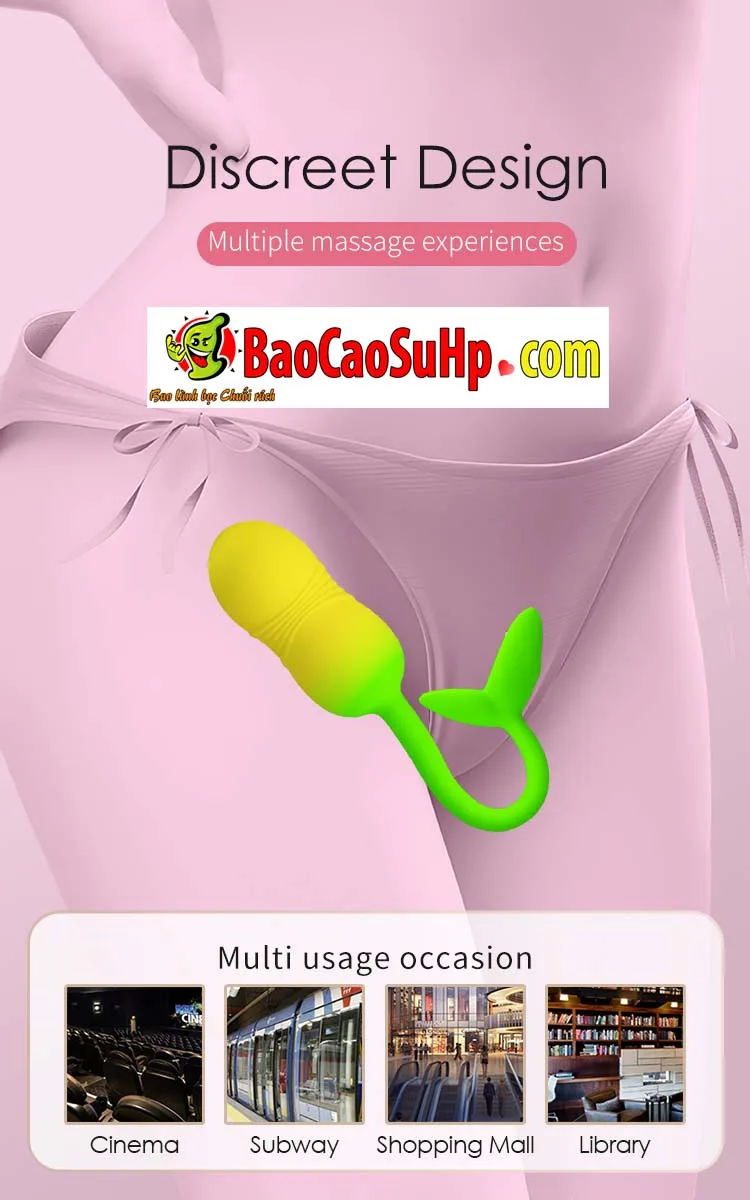 Hình ảnh giới thiệu Trứng rung điều khiển APP Global Prettylove Silicone Poulsen Đậu thần BI-300129HP 5
