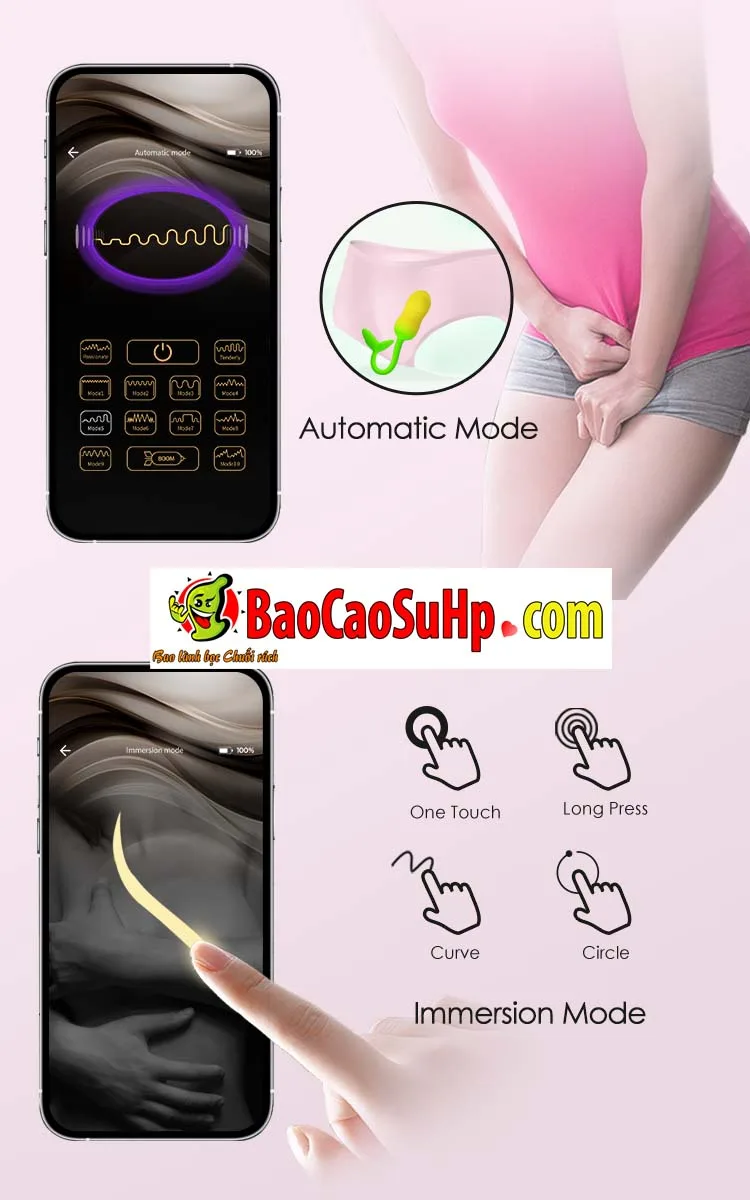 Hình ảnh giới thiệu Trứng rung điều khiển APP Global Prettylove Silicone Poulsen Đậu thần BI-300129HP 8