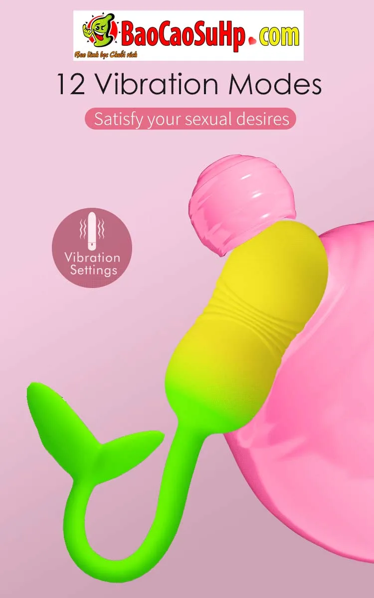 Hình ảnh giới thiệu Trứng rung điều khiển APP Global Prettylove Silicone Poulsen Đậu thần BI-300129HP 4