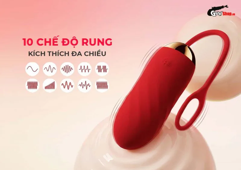 Galaku Kiya Charmed II với 10 chế độ rung mạnh mẽ đa tầng