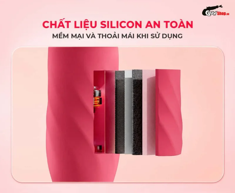 Galaku Kiya Charmed II với silicone mềm mại và thoải mái khi sử dụng