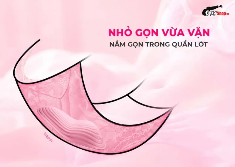 Galaku Little Pea nhỏ gọn vừa vặn khi sử dụng trong quần lót