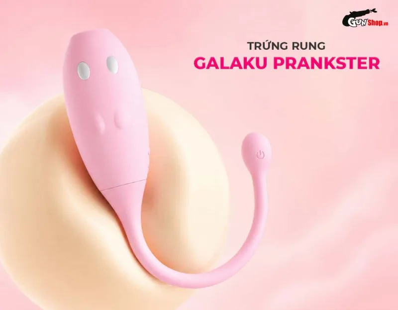 Trứng rung tình yêu Galaku Prankster nhỏ gọn kích thích điện áp thấp mới lạ