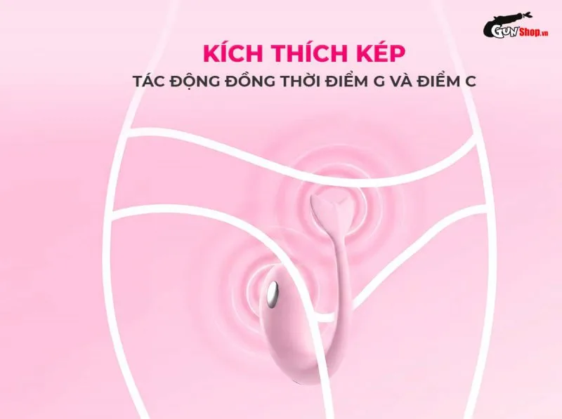 Galaku Whale kích thích đồng thời điểm G và điểm C cùng lúc