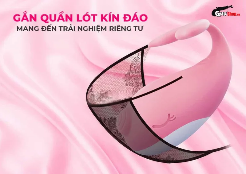 Galaku Whale Mini có thể được sử dụng trong quần lót kín đáo