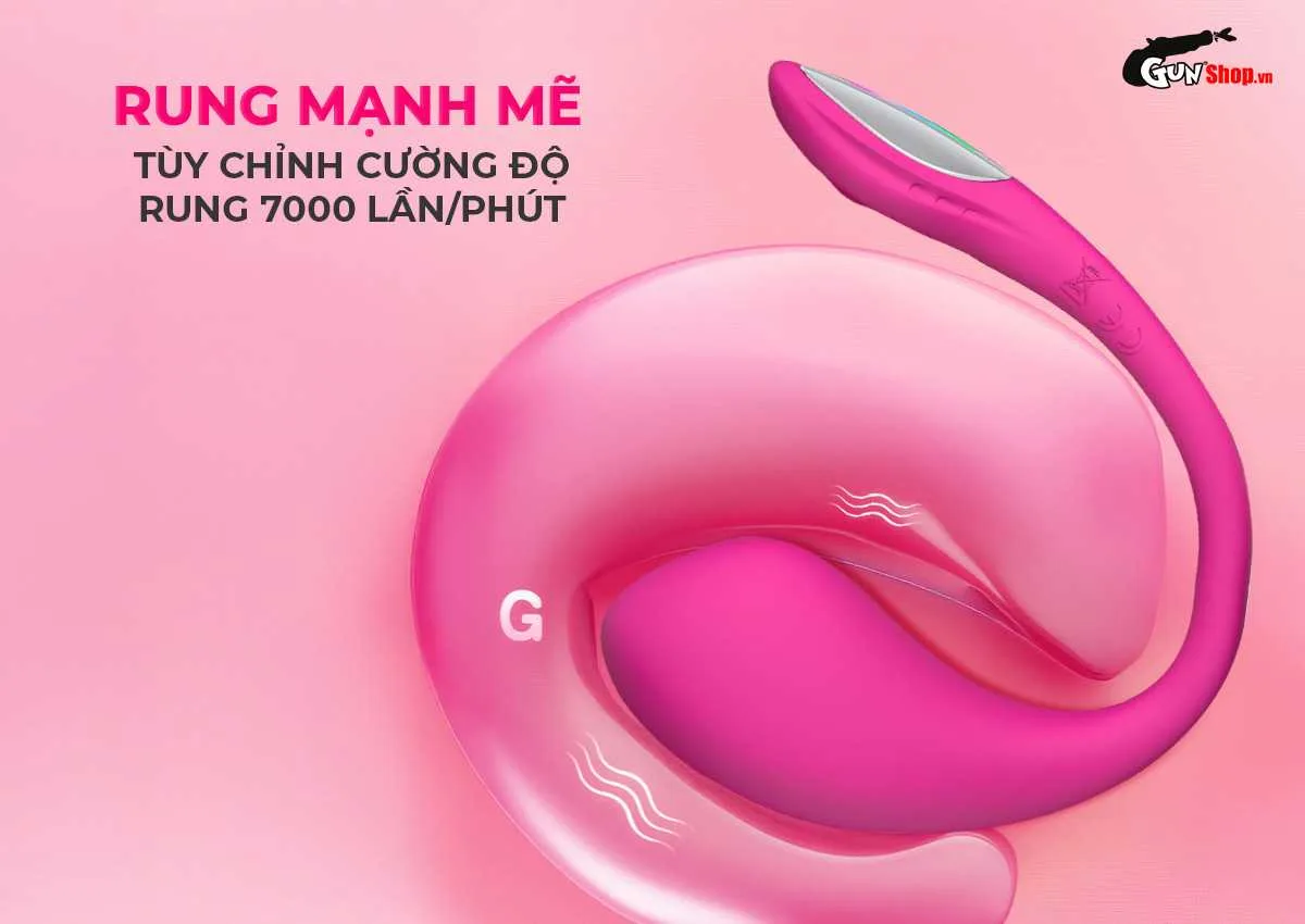Trứng rung cao cấp Lovense Lush Mini không dây điều khiển — Công nghệ rung 7000 lần mỗi phút với cường độ tùy chỉnh