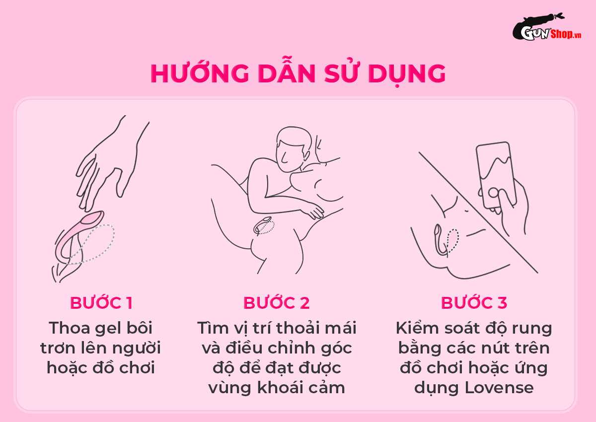 Hướng dẫn cách sử dụng trứng rung Lovense Lush Mini