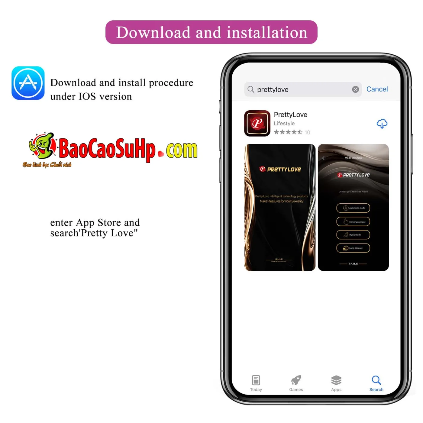 Trứng rung PRETTY LOVE APP Leviathan nhỏ gọn hiện đại nòng — hình 12