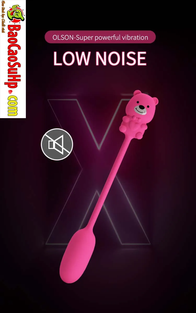 Trứng rung Prettylove Silicone Gấu Olson BI-300141: rung — hình 20