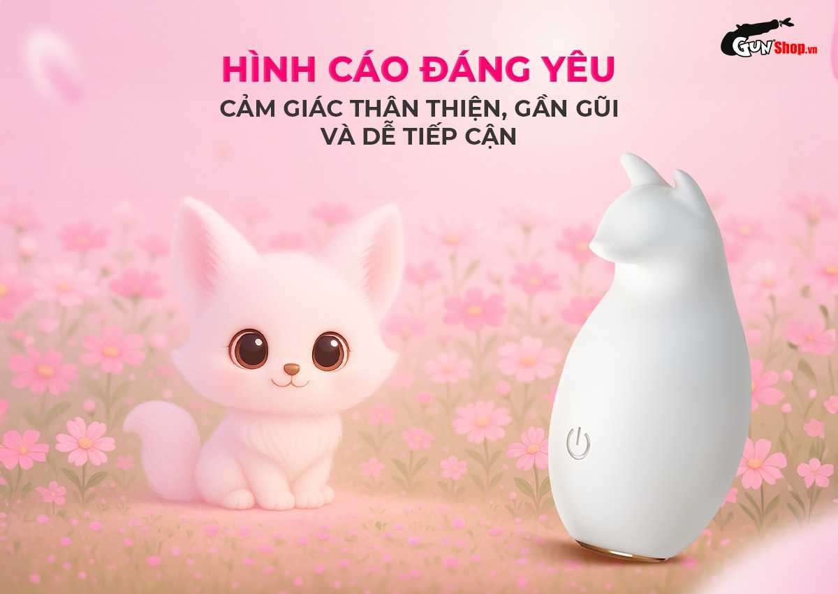 Trứng rung Lilo Fox hình cáo độc đáo kích thích cực đỉnh — Thiết kế hình cáo ấn tượng, đáng yêu
