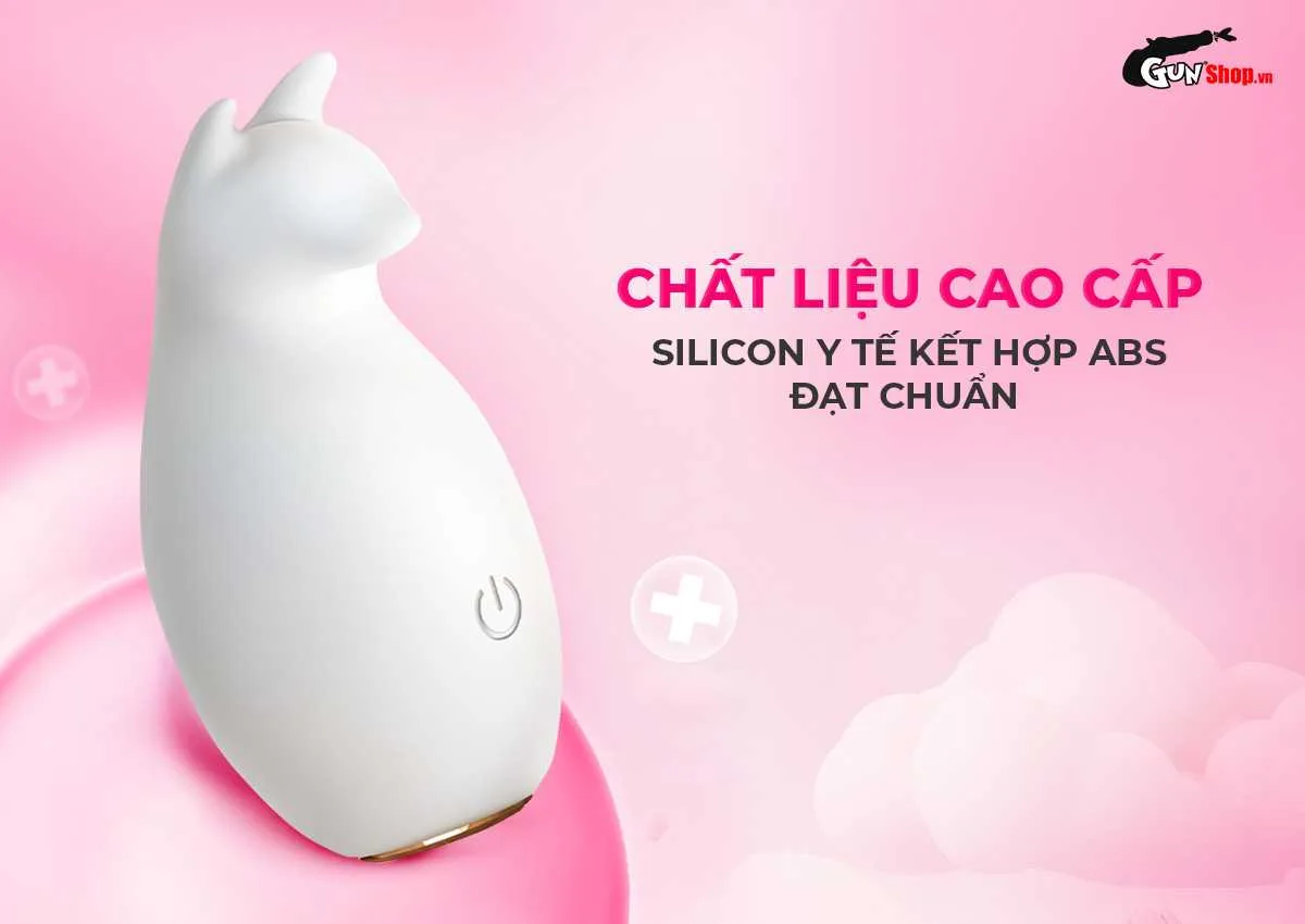 Trứng rung Lilo Fox hình cáo độc đáo kích thích cực đỉnh — Chất liệu cao cấp: Silicon y tế kết hợp ABS đạt chuẩn