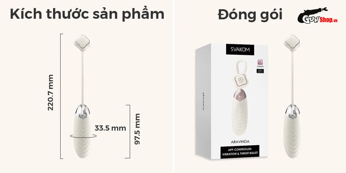 Trứng rung Svakom Aravinda cao cấp bluetooth app điều khiển — Nơi bán Trứng rung cao cấp Svakom Aravinda kết nối (12)