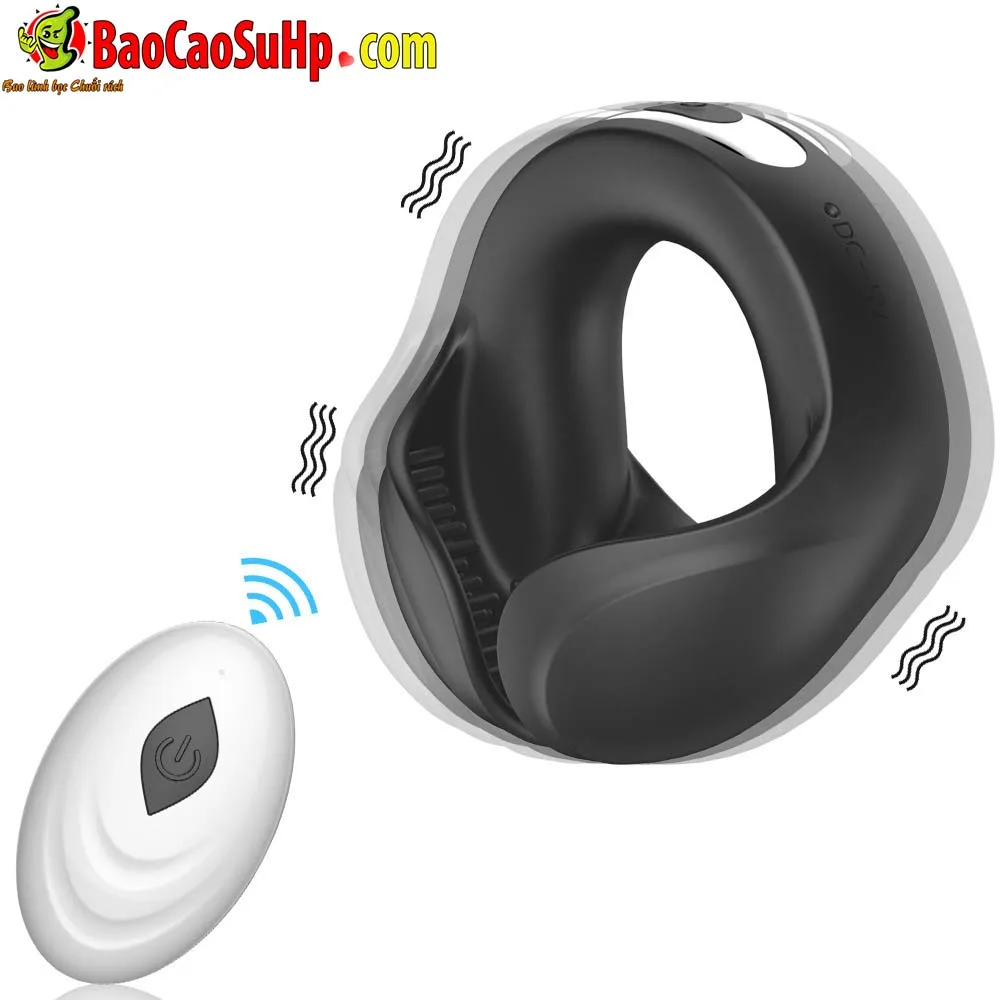 Vòng đeo dương vật 2 động cơ rung Shinonome PC-61 ôm bìu - hình ảnh giới thiệu - ảnh 4