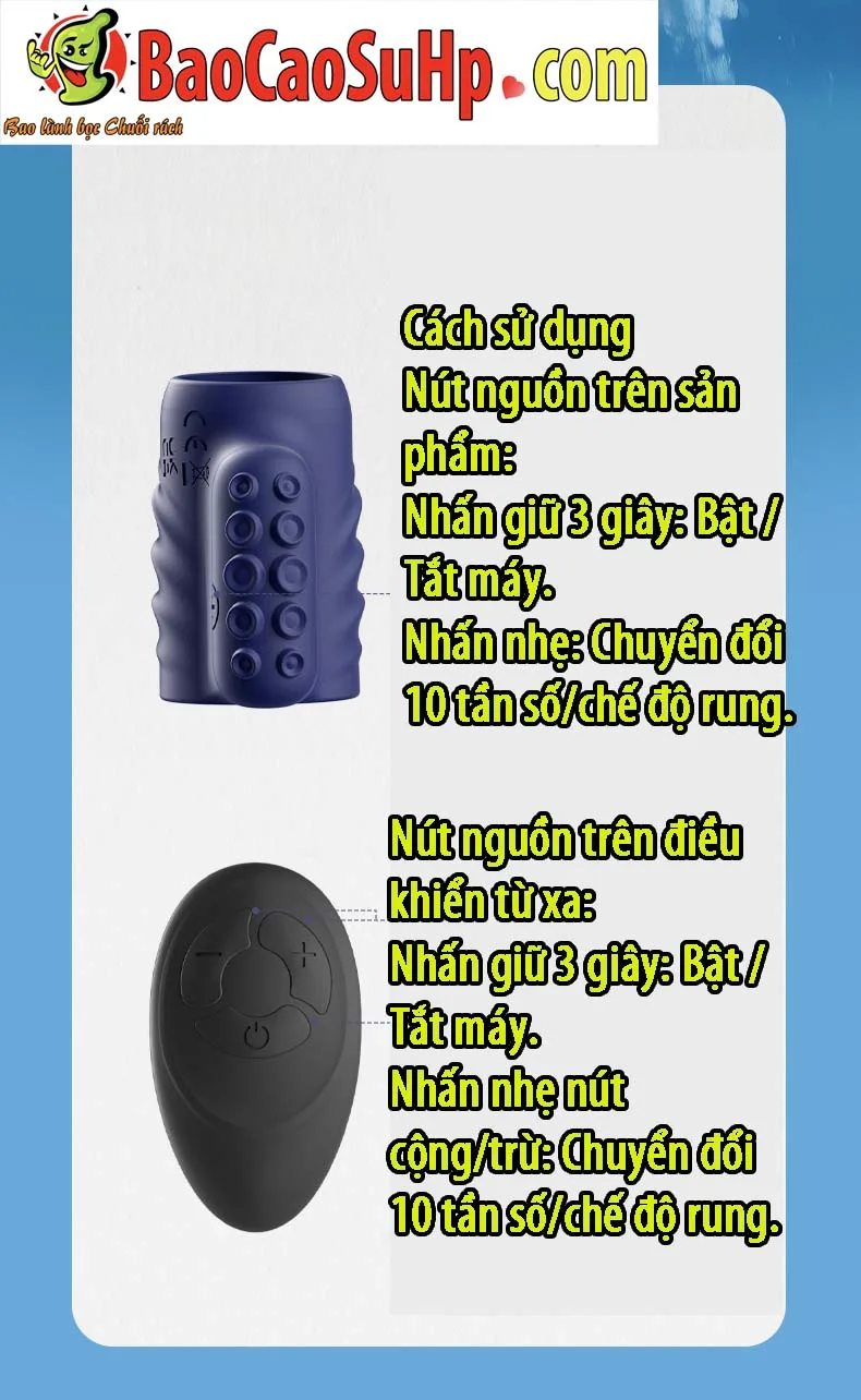 Vòng đeo dương vật có rung điều khiển từ xa Mighty Warrior Stamina - ảnh 22