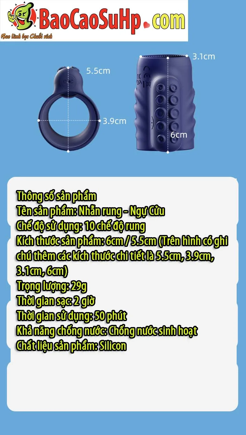 Vòng đeo dương vật có rung điều khiển từ xa Mighty Warrior Stamina - ảnh 23