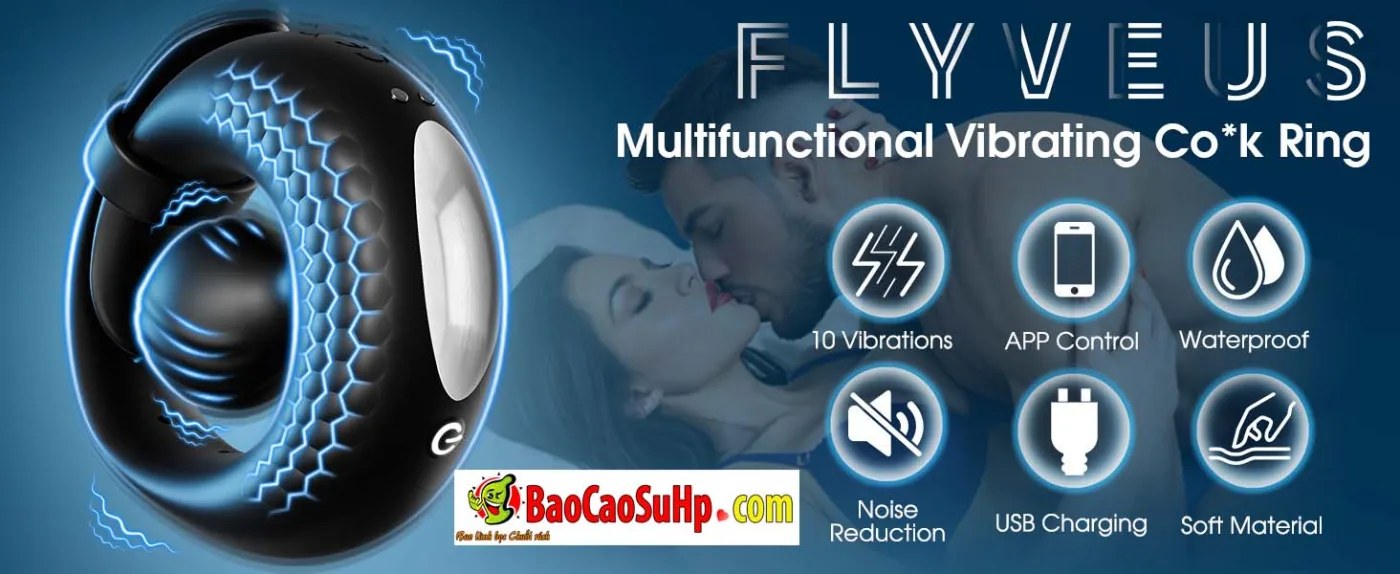 Vòng đeo dương vật điều khiển APP Hellebore lưỡi trâu tùy chỉnh kích thước - ảnh 6