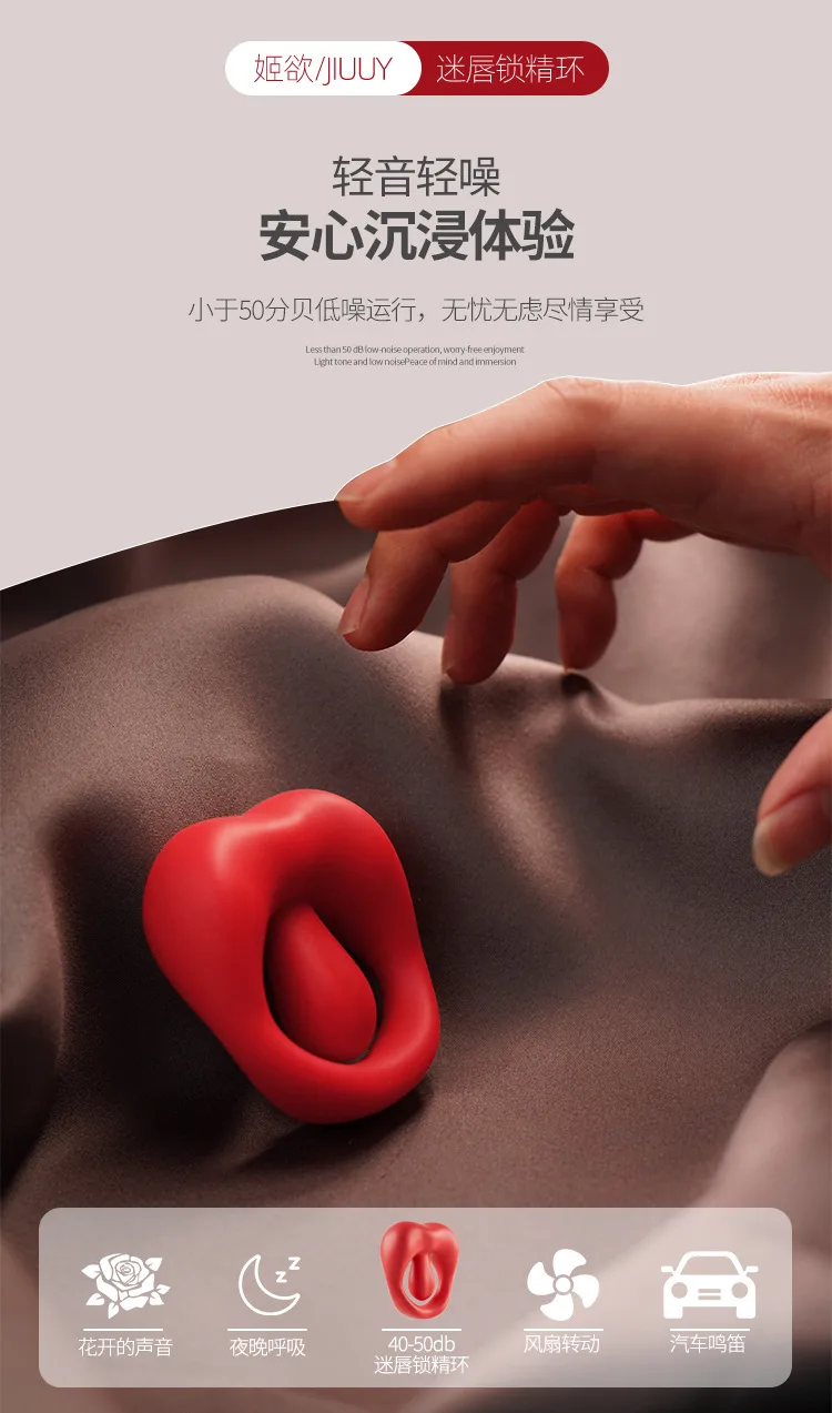 Vòng đeo dương vật điều khiển từ xa Jiuuy Mariposa lưỡi đỏ - hình ảnh 16