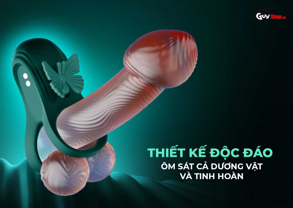 Vòng rung đôi Butterfly Ring cánh bướm tăng khoái cảm cực — Thiết kế độc đáo kết hợp giữa thẩm mỹ và hiệu năng