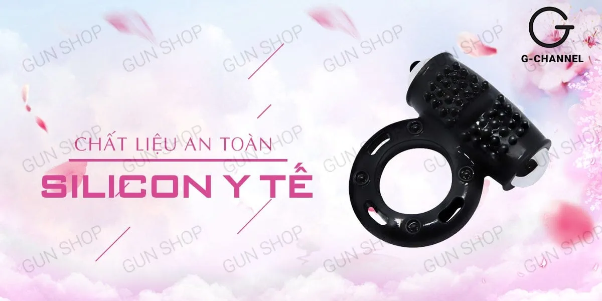 Vòng rung Baile Power Ring 10 chế độ pin sạc, tăng khoái cảm — Chất liệu đỉnh cao, an toàn cho da và chống thấm nước tuyệt