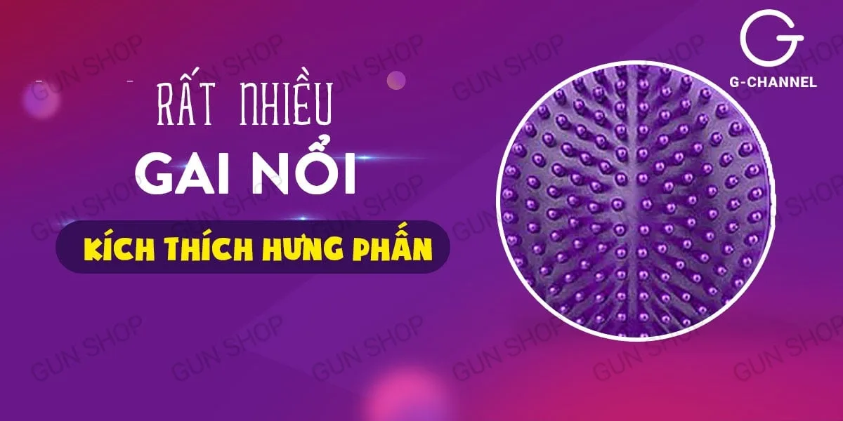 Vòng Rung Gai Nổi Sạc Điện Mạnh Mẽ Tăng Khoái Cảm — hình 3