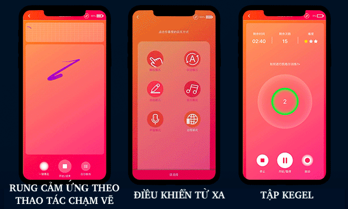 Âm đạo giả Svakom Mian điều khiển app cao cấp rung mạnh mua ngay