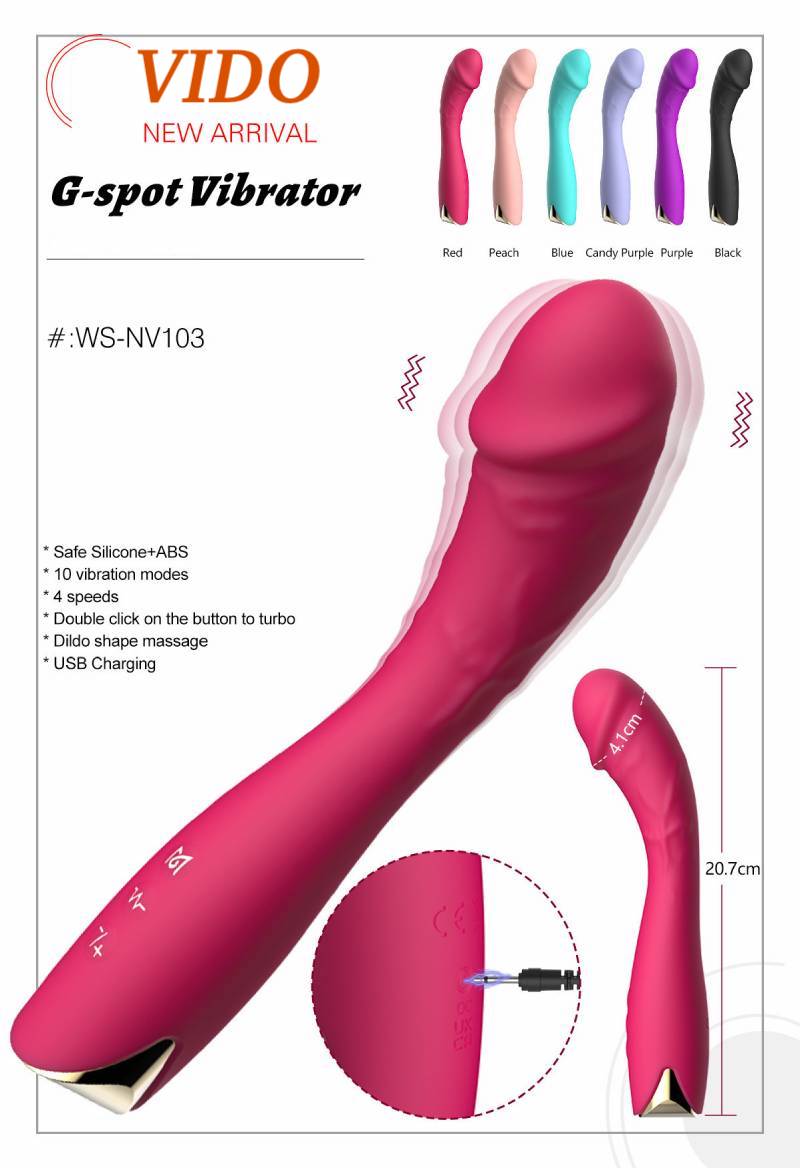 Nơi bán Dương vật giả Vido WS-NV103 siêu mềm có thể uốn cong máy rung điểm G giá tốt Nơi bán Dương vật giả Vido WS-NV103 siêu mềm có thể uốn cong máy rung điểm G giá tốt