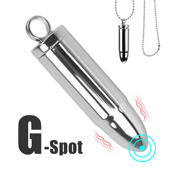Phân phối Trứng rung hình viên đạn mạ inox COC SWAVE Ms-271 có dây đeo cổ giá rẻ