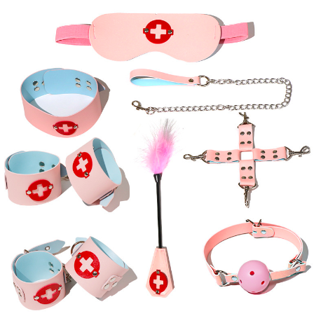 Bán Bộ đồ BDSM 8 món JIUAI Cosplay nữ ý tá cao cấp Bán Bộ đồ BDSM 8 món JIUAI Cosplay nữ ý tá cao cấp