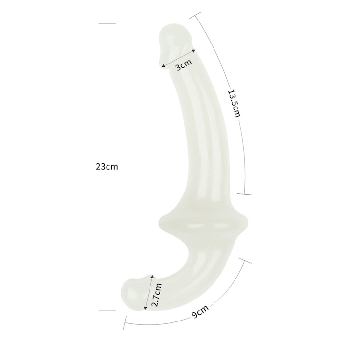 Dương vật giả 2 đầu Lovetoy Lumino Play 10.5 inch phát quang trong bóng tối Dương vật giả 2 đầu Lovetoy Lumino Play 10.5 inch phát quang trong bóng tối
