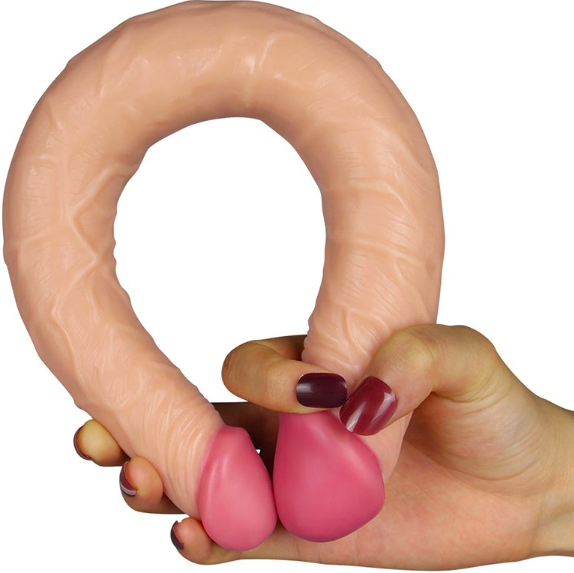 Dương Vật Giả Lovetoy 2 Đầu size khủng siêu mềm có thể uốn cong