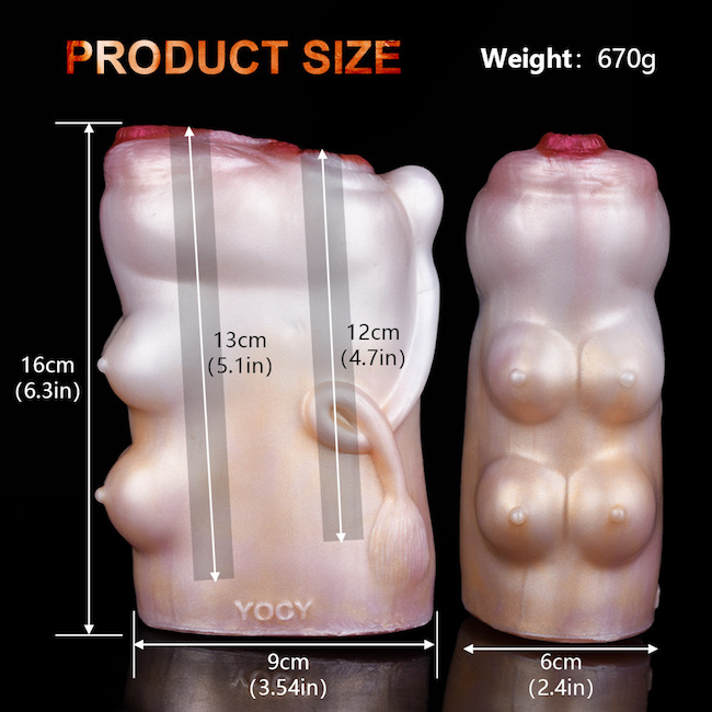 Âm đạo giả ngoài hành tinh Yocy Alien cow Silicone độc lạ nhỏ gọn cầm tay Âm đạo giả ngoài hành tinh Yocy Alien cow Silicone độc lạ nhỏ gọn cầm tay