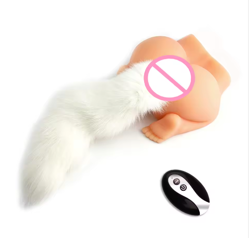 Bỏ sỉ Đuôi Cáo SiliCon Cosplay Có Rung Điều Khiển Từ Xa Đuôi Chồn Cắm Hậu Môn giá sỉ