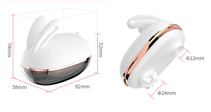 Máy massage lưỡi liếm Hee Tu Pulse Solo chất liệu silicone hồng kích thích cực đã