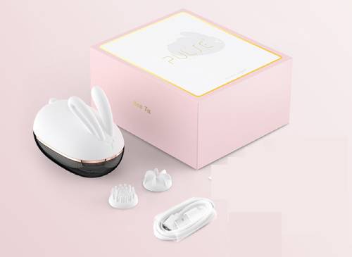 Máy massage lưỡi liếm Hee Tu Pulse Solo chất liệu silicone hồng kích thích cực đã