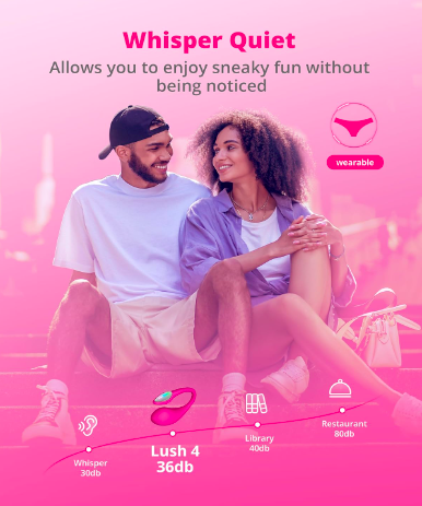 Lovense Lush 4 trứng rung không dây cao cấp điều khiển app tiện lợi