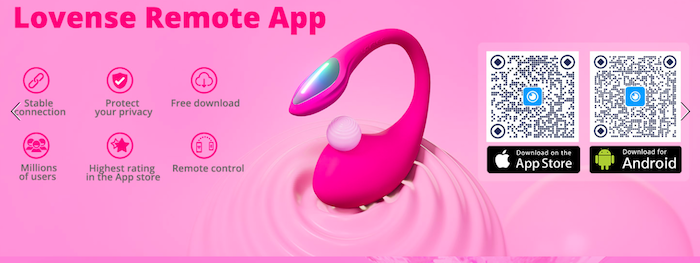 Lovense Lush 4 trứng rung không dây cao cấp điều khiển app tiện lợi