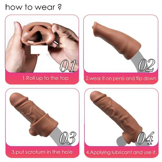 Bao cao su đôn dên Yeain Lock Love Raytheon tăng kích thước thoả mãn