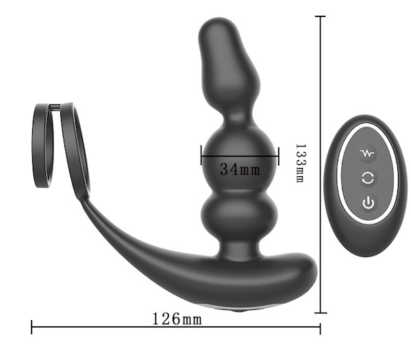 Que rung hậu môn Y-Shi Touch Girl kèm vòng đeo bìu hấp dẫn