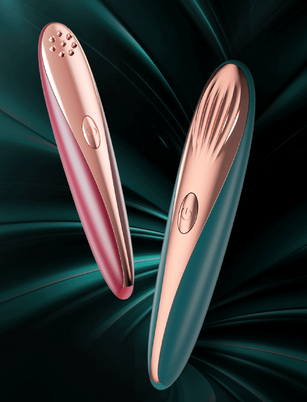 Trứng rung ngón tay Lilo Yoyo Point Of Pen kích thích nhũ hoa cô bé đỏ xanh