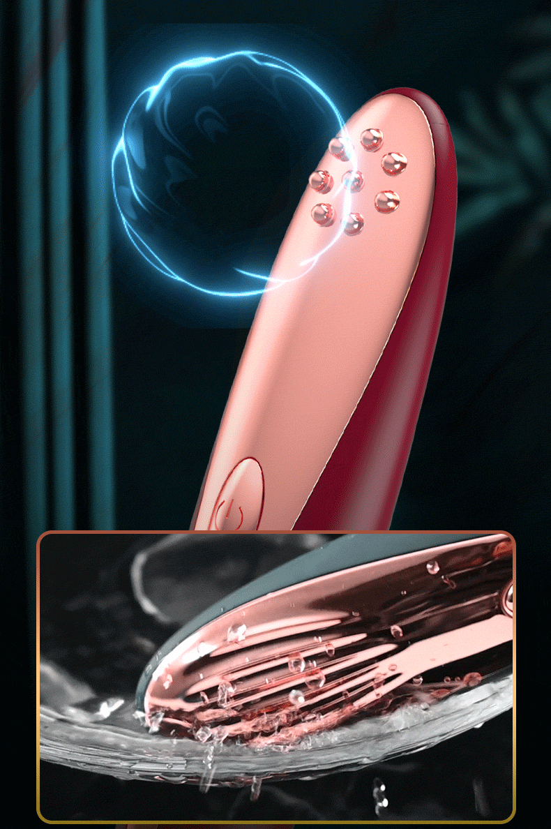 Trứng rung ngón tay Lilo Yoyo Point Of Pen kích thích nhũ hoa cô bé đỏ xanh