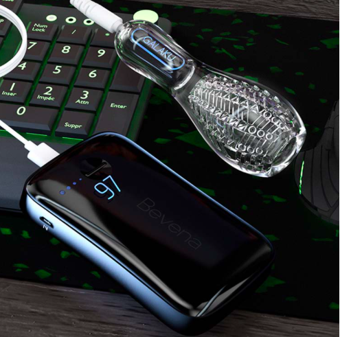 Âm đạo giả trong suốt Galaku cốc thủ dâm hình chai Bowling kích thích