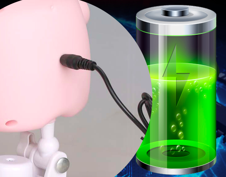 Máy rung thụt sưởi ấm Fking Wanle Ares đế dán tường robot thỏ