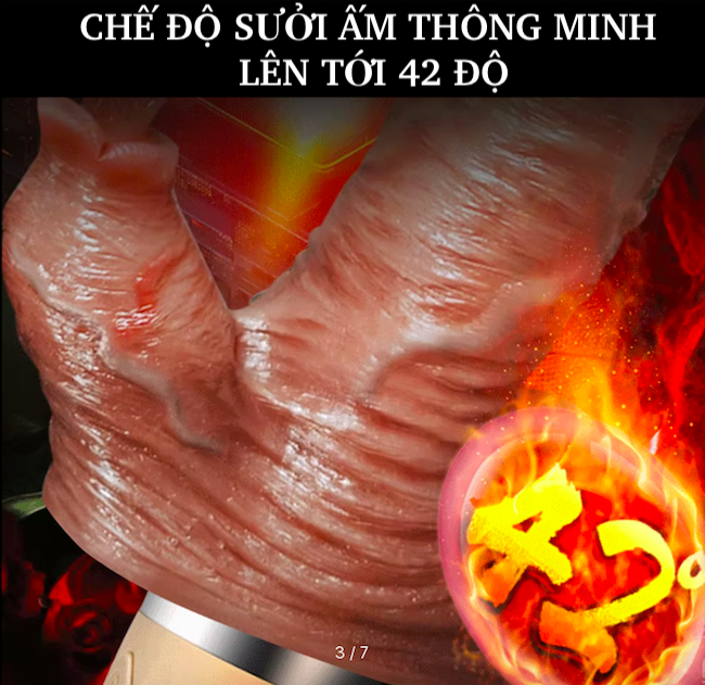 Đồ chơi tình dục Long Love rung thụt liếm kích thích mạnh mẽ