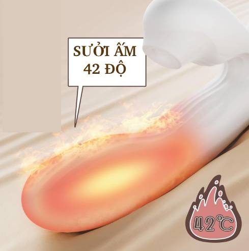 Dương vật giả Svakom Eria rung mút sưởi ấm kích thích điểm G